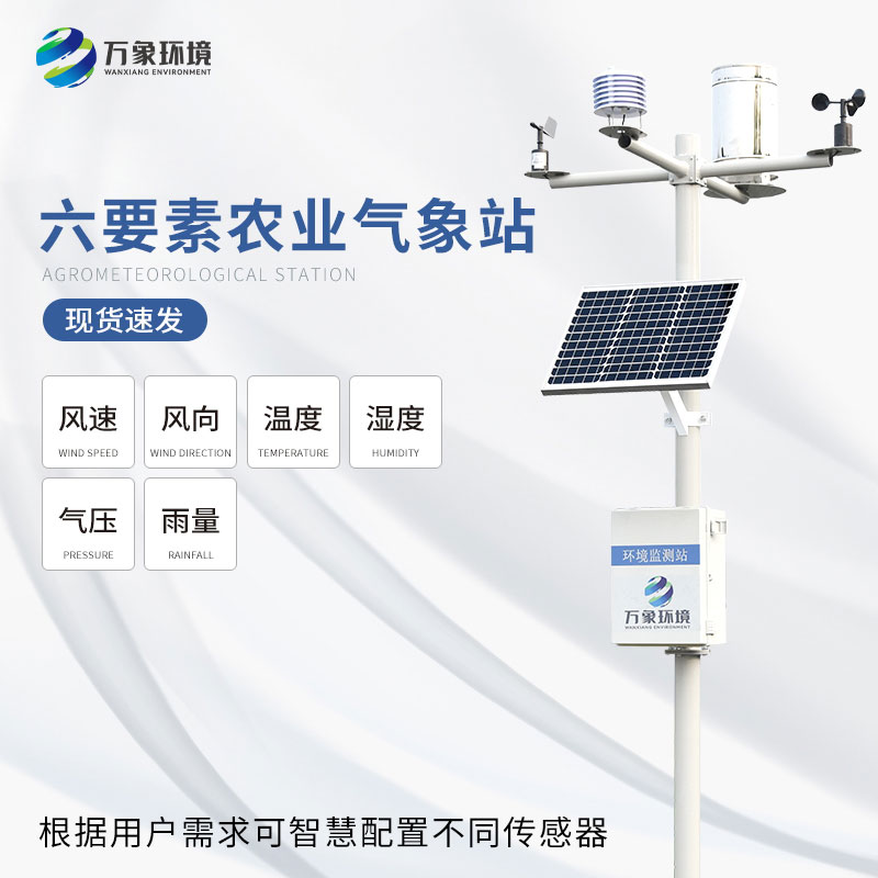​​六要素农业气象站及时发现天气变化