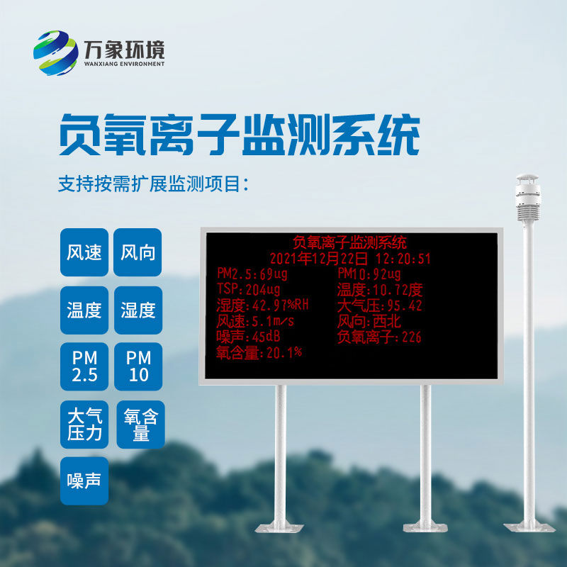 ​​负氧离子自动监测站安装的重要意义