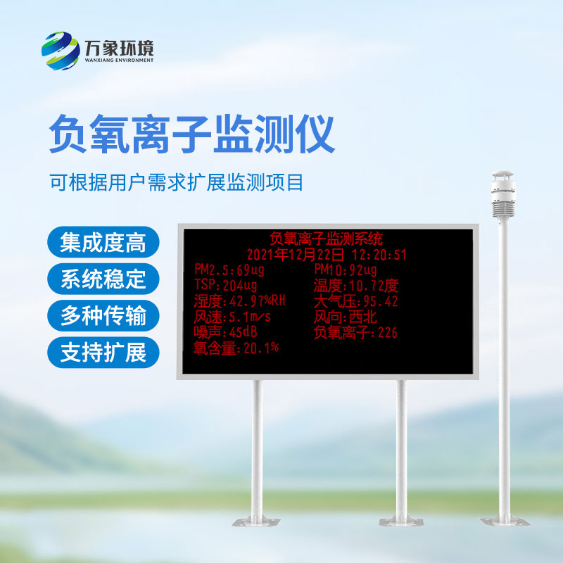 ​​景区负氧离子环境监测系统设计