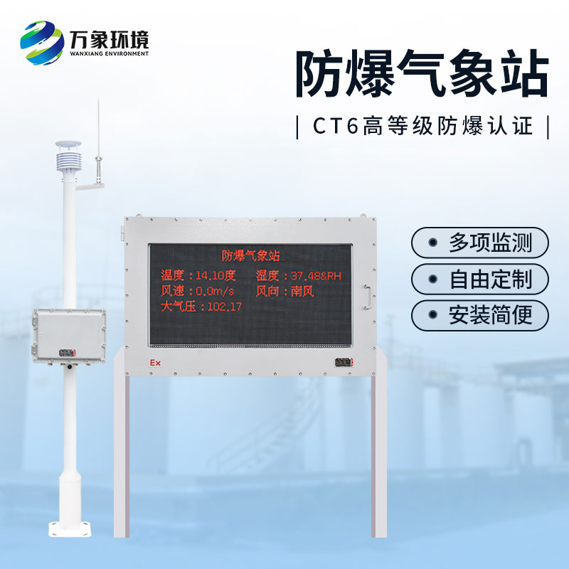 ​​防爆工业小型气象站——危险场所监测精准监测气象数据