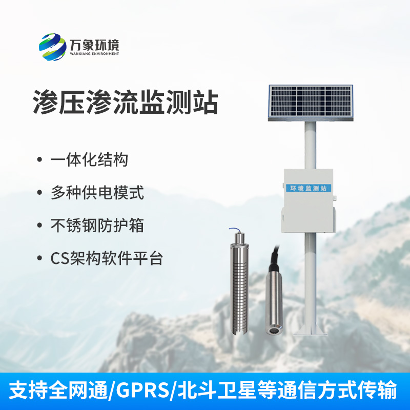 ​​一体化孔隙水渗压自动监测站：监测滑坡体不同地质层面的渗流的渗水压力