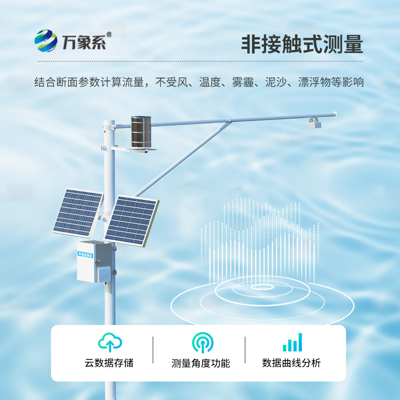 ​​明渠流量监测系统，明渠渠道水情下的流量测验工具