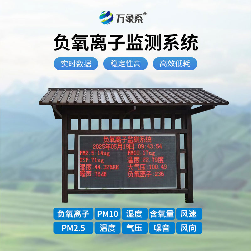 景区负氧离子监测设备