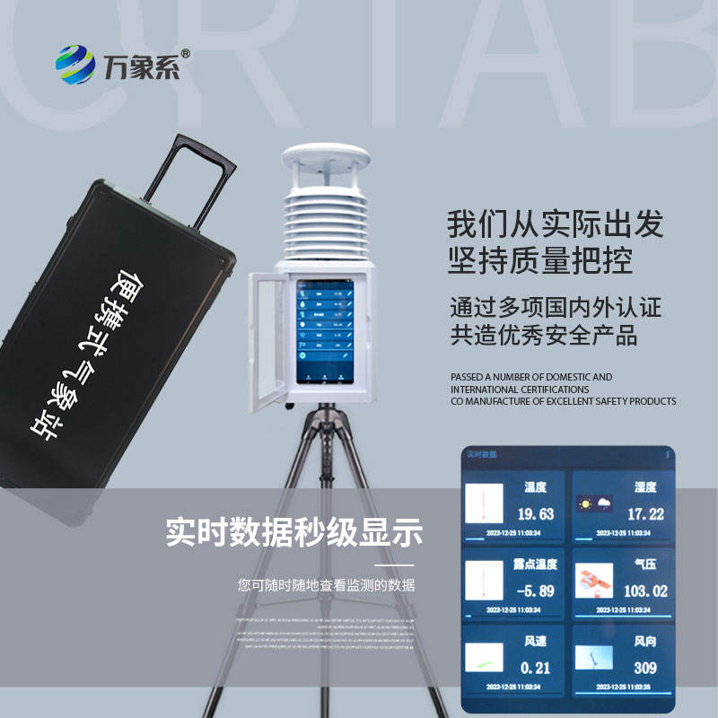五要素便携式气象站