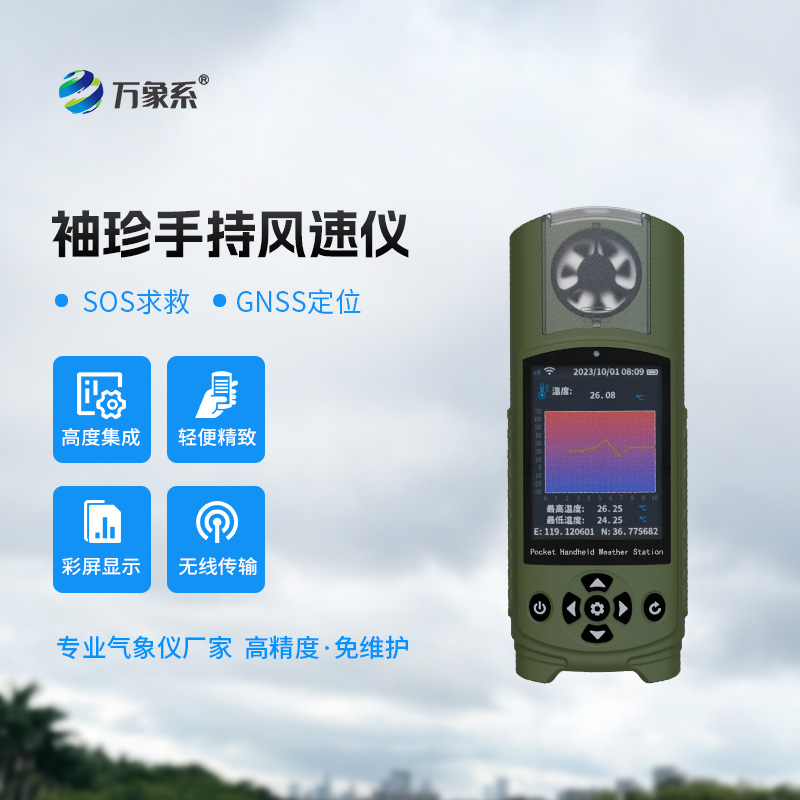 袖珍可穿戴手持气象站