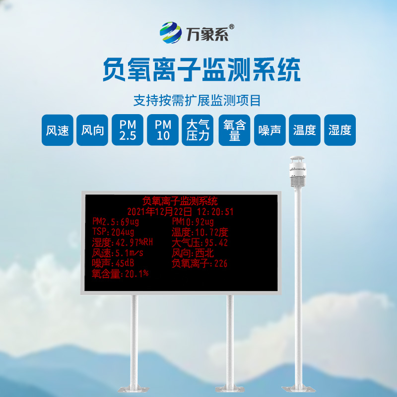 ​​大气负氧离子监测系统：空气质量的“活力检测师”