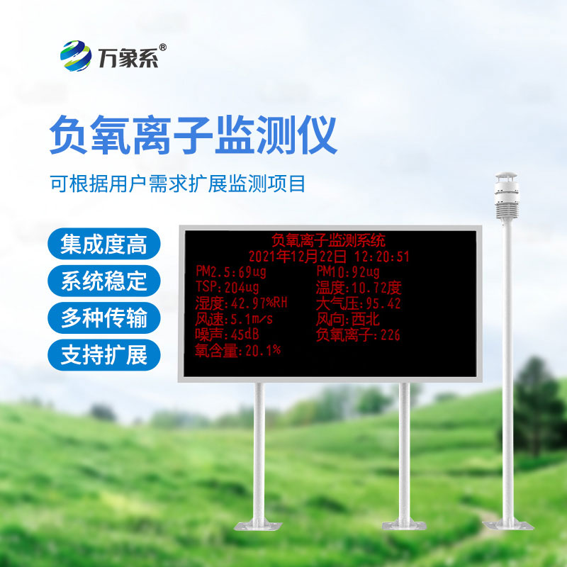 空气负氧离子监测站让好空气看得见