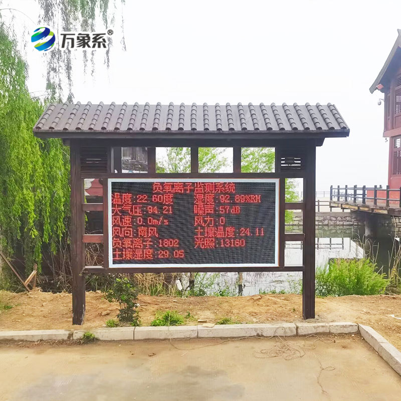 一站感知林间生态，森林公园负氧离子监测站让森林康养有据可依