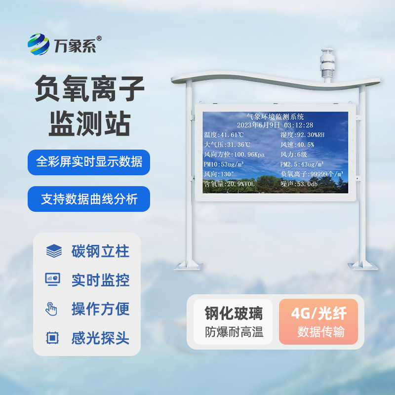 捕捉空气鲜活指数，大气负氧离子监测站解锁生态环境真实底色